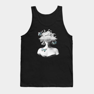 Medusa with butterflies design Tank Top